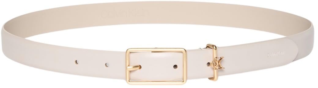 Calvin Klein Damen Gürtel Square Buckle Loop 2,5 cm mit Logo