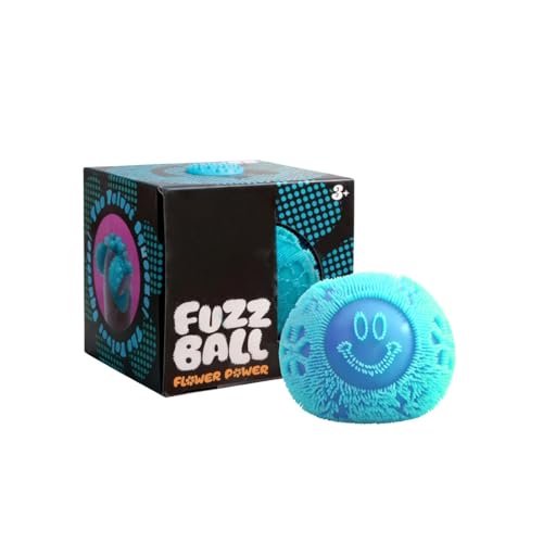 Fuzz Ball with Velvety Texture and Wave Pattern - Sensory Crumple Ball for Children and Adults Soft Stress Ball with Visible Wave Pattern Ideal for Home School or Travel from 3 Years