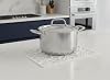 GASARÉ, Extra Large, Thick, Silicone Trivet for Hot Dishes, Pots, and Pans, Heat Resistant Mat for Countertop, Hot Pad for Kitchen, Easy to Clean, 16 x 12 x 3/8 Inches, (White, Spaniard) #3