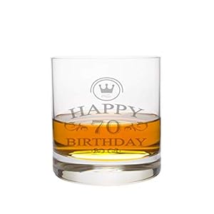 LEONARDO Whiskeyglas 70 Jahre Gravur – Geburtstag Geschenk Geschenkidee Whisky-Glas graviert