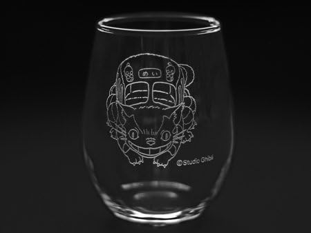 NoritakeMy Neighbor Totoro Tumbler Glass Cup Totoro and Catbus Studio Ghibli T45102/TTR-3