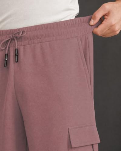 Image of Nobero Joggers for Men | Oversized Fit | Elasticated Waist with Drawcord | Soft & Breathable Fabric | Loose Track Pants | Casual & Streetwear