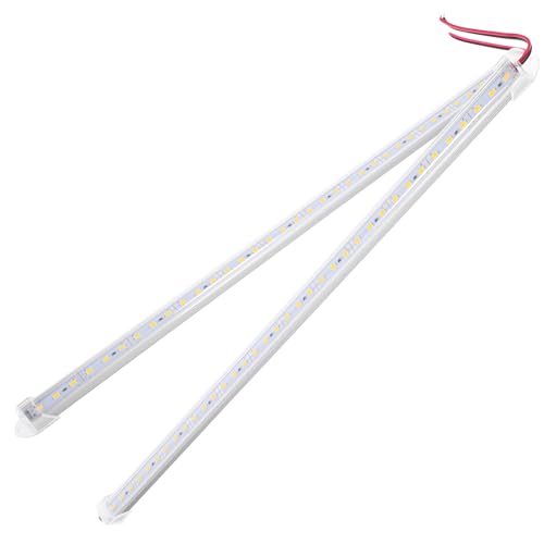 SWOOMEY Barre Lumineuse LED Rigide 2pcs 50CM DC 12V En Aluminium Avec Lumière Blanche Chaude Idéale Pour 'éclairage Intérieur Et La Décoration