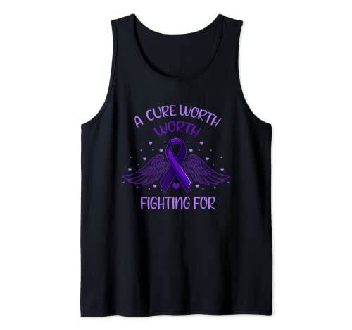 Support Pancreatic Cancer A Cure Worth Fighting For Camiseta sin Mangas