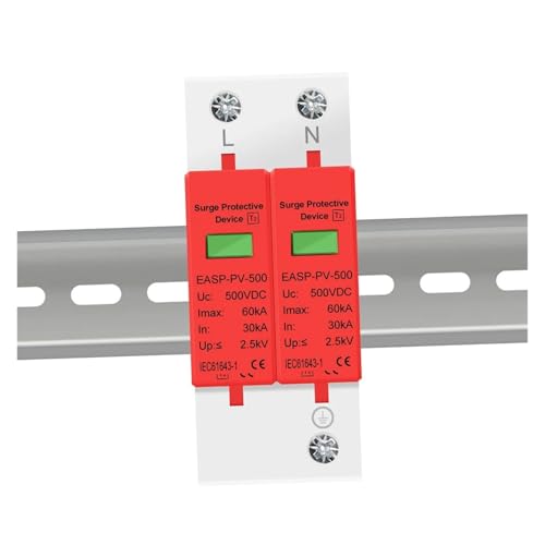 Pararrayos fotovoltaicos DC 800V 2P para proteger inversores de sobretensiones 6
