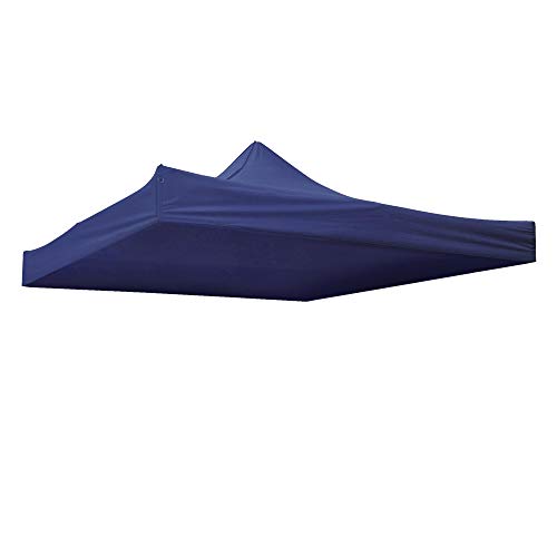 Instahibit 10x10ft Pop Up Top Replacement Instant Canopy Patio Pavilion Gazebo Sunshade Tent Oxford Cover Outdoor Navy