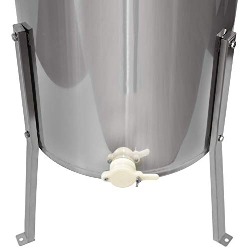 BODOLF Manuelle Honigschleuder mit 3-Bein-Ständer, 4-Rahmen, Edelstahlfass, Wabenschleudermaschine, Separator… – Bild 7
