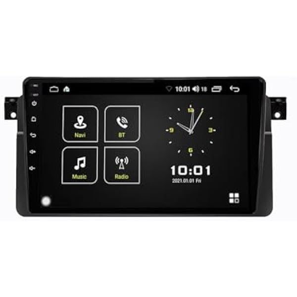 Дисплей Carplay для BMW E46 M3 318/320/325/330/335 1998-2006 Bluetooth/Голосовое Управление/Mirror Link Навигация Gps Fm Aux Wifi, 8 Ядер 8G+256G