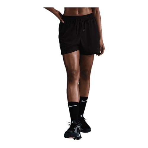 Nike Womens Essential Dri-FIT Mesh Basketball Shorts White/Black Medium