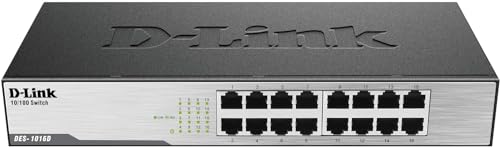 D-Link DES 1016D commutateur ethernet 16 ports 10/100 switch bureau stable