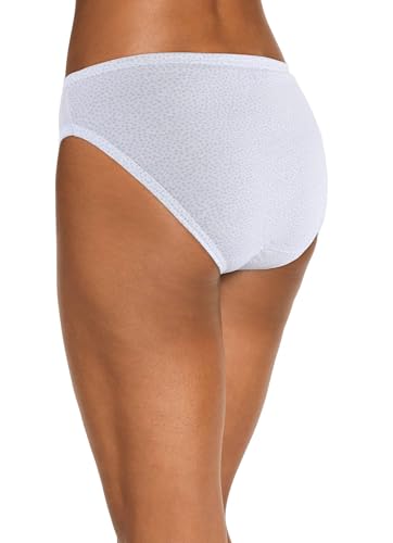 Image of Jockey Women's Underwear Elance French Cut - 3 Pack, Marina Blue /Simple Scatter Dot /Simple Spring Bouquet, 5