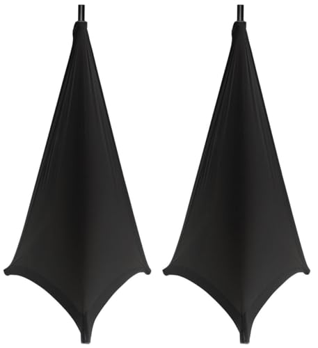 Gator GPA-Stand-2-B 2-Pack - Stretchy Speaker Stand Covers, Black