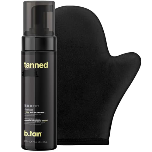 b.tan Dark Self Tanner Kit