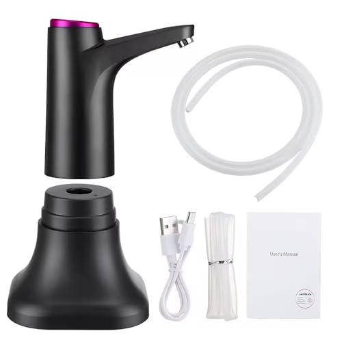 Dispensador de agua de 5 galones USB con base desmontable y batería de 1200 mAh 7