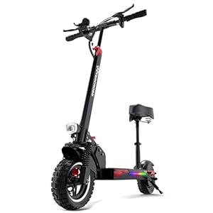 EVERCROSS H5 Electric Scooter, Electric Scooter for Adults with 800W Motor, Up to 28MPH & 25 Miles-10” Solid Tires, E-Scooter with Seat & Dual Braking