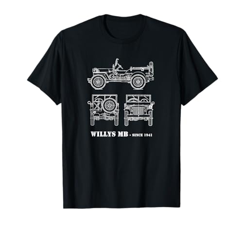Photo de 1941, Willys MB, Armée de la Seconde Guerre mondiale T-Shirt