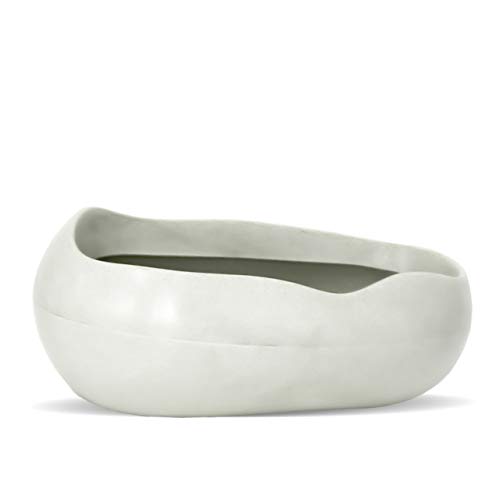 Vasart Seixos Vaso de Flores, Antique Branco, 32x15cm, 1 Unidad