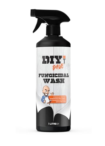 DIY Dave - Fungicidal Wash Spray | High Strength, Ready for Use Against Fungi, Mould, Moss and Algae on Brick, Stone, Patio, Paving, Tiles, Internal and External Walls & Surfaces - 1 Litre