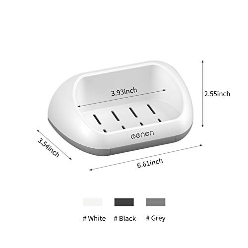 Entweg - Saboneteira Chuveiro Montado Na Parede Suporte de Sabão Banheira Banheiro Caixa de Sabão de