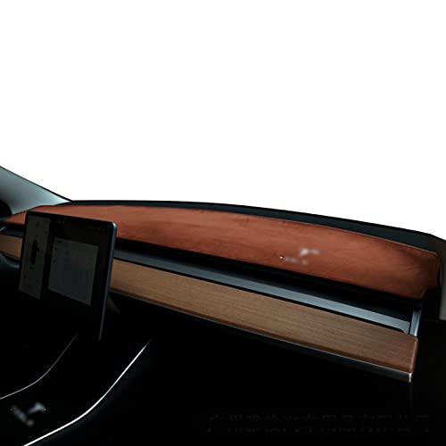 MrBuLiao Tesla カーアクセサリー インテリアアクセサリー ダッシュカバー リアウィンドウフロントトランクマット フランネルブランケット クッション 耐光マット 滑り止めパッド テスラ モデル 3 カーデコラティブ
