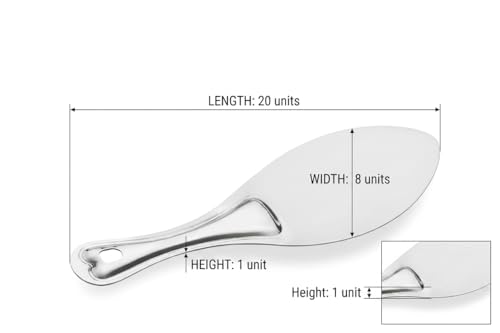 Image of Stainless Steel Heavy Gauge Rice Serving Spoon, Wide Flat Head, Long Handle, Dishwasher Safe, for Biryani, Sabzi, and Desserts, Pack of 1