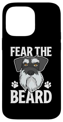Fear Beard Schnauzer Funny Dog Lover �����Y ���f�B�[�X �� �X�}�z�P�[�X iPhone 14 Pro Max �p