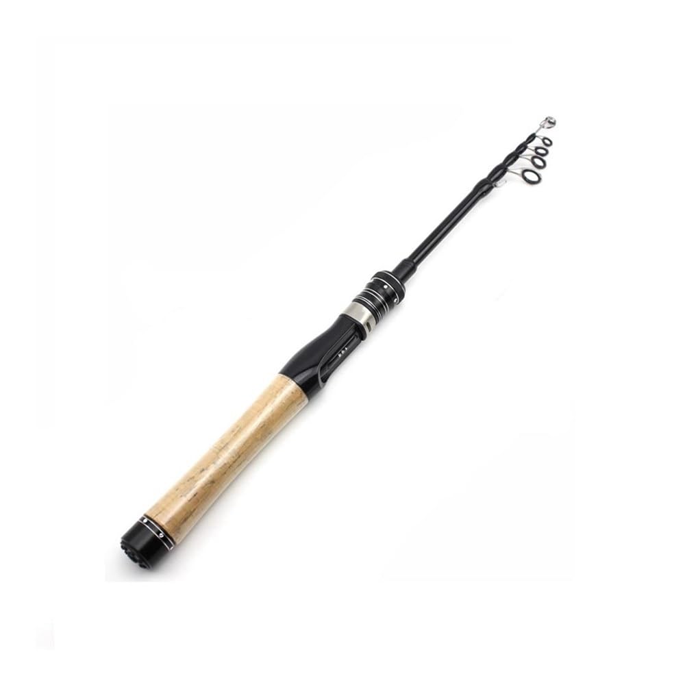 Wędka 1,8M 1,98M Carbon Ultra Light UL Power Teleskopowa wędka do wędkowania, kieszonkowa wędka(168cm)
