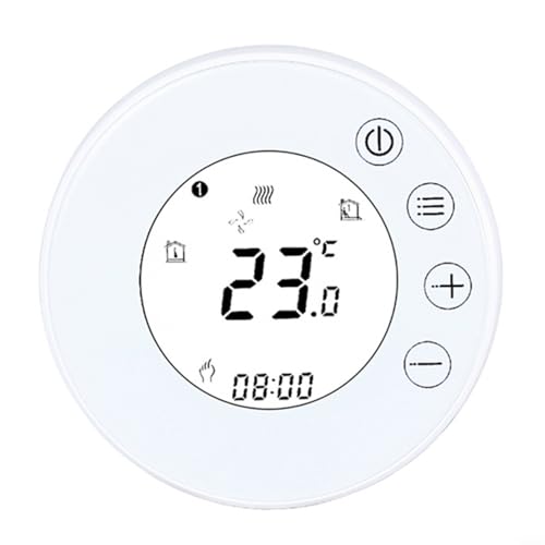 GANCEI Termostato inteligente con pantalla táctil WiFi con control de microcomputadora programable para caldera, agua y sistemas de calefacción de suelo, acceso remoto a la aplicación (1)