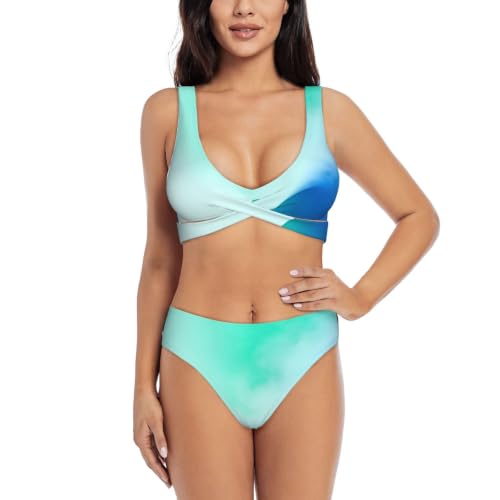 Maillot de bain deux pièces push-up idéal pour la plage et la piscine