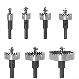 * Parfait pour installer des serrures, des boutons dans les portes et les armoires ou pour percer des trous de plus grand diamètre à travers les bureaux.