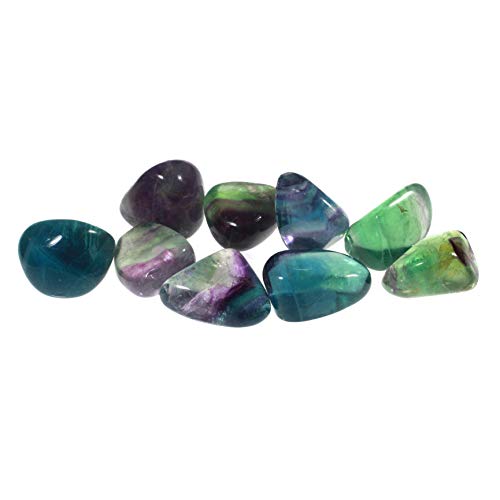 Tambor de piedras CrystalAge, Fluorita, 20-25 mm, coloures del arco iris Cover