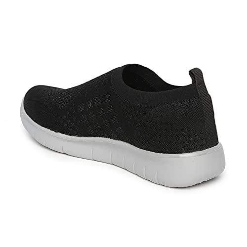 Image of Marc Loire Women's Athleisure Comfortable Knitted Active Wear Slip-On Casual Shoes