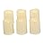 Flameless LED Battery Operated Votive Candles with Timer Flickering Plastic Votives Night Lights for Home Garden Wedding Party Christmas Halloween Decorations Pumpkin Light, Batteries Included, 6 Pack