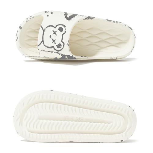 Premium Comfort Bear Print Extra Soft Slides Non Slip Flat Sandals Summer Slippers For Women Indoor Outdoor Footwear4