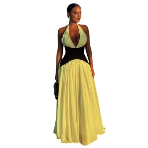 Robe chic de fête blanche dos nu au design patchwork raffiné taille L