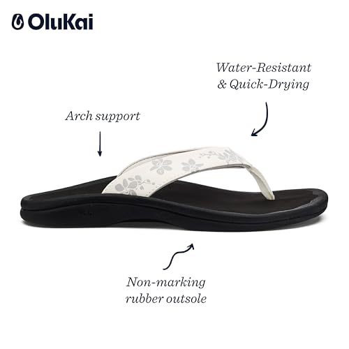 Image of OluKai Ohana Women's Sandals, Water Resistant Flip Flops with Arch Support