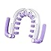 Menolana Roller Wheels Massage Roller Travel Multipurpose Muscle Relaxation Stick for Foot Wrist Back Thigh, Purple