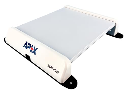 SEAVIEW APEX Surface Mount Kit for Starlink Mini Antenna | Hard Anodized Aluminum Construction | UV Resistant ASA End Caps | Waterproof Cable Entry Included | APXMDM