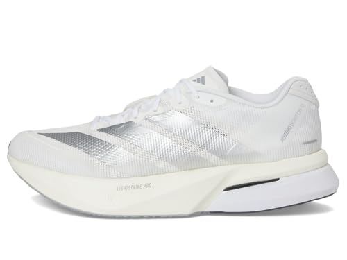 Image of adidas Adizero Boston 13 - Women's (White /Matte Silver)