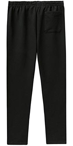 Calça Malwee Moletom Sem Flanela Masculino, Preto, GG