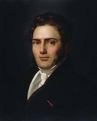Portrait de Saint-Amand Bazard peinture Henry Scheffer affiche impression salon