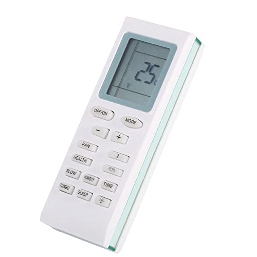 Cuifati Nuevo Aire Acondicionado Elegante, Reemplace el Control Remoto de CA para Gree YBOF, Reemplazo de Control del Aire Acondicionado bajo Potencia con el Reloj Incorporado y Las