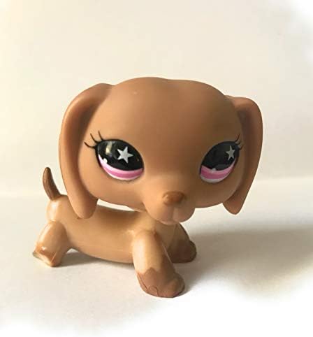 Dachshund #1211 (Brown, Blue eyes) Littlest Pet Shop (Retired) Collector Toy - LPS Collectible Replacement Single Figure - Loose (OOP Out of Package & Print) image 3