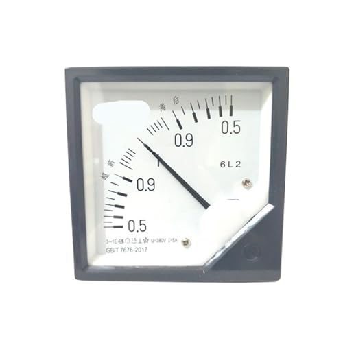 Compteur de facteur de puissance 6L2 à aiguille pour panneau AC 220V