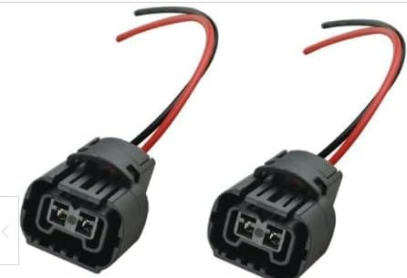 5202 PS24W H16 Cable hembra Pigtail Dos Arnés de luz antiniebla Conector Enchufe (PS24W 5202 H16)