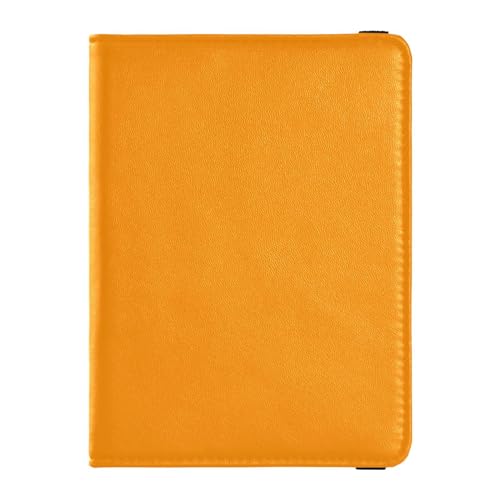 Custodia per passaporto pelle PU ultra sottile custodia per per donne e ragazze carino libro da viaggio giallo Multicolore 12 1 size
