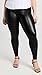 commando Women's Perfect Control Faux Leather Leggings, Black, xs