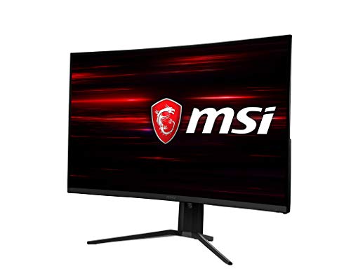 MSI Optix MAG322CQR Monitor Gaming 31.5' Curvo, Display 16:9 WQHD (2560 x 1440), Frequenza 165Hz, Tempo di risposta 1ms, Pannello VA, Curvatura 1500R, AMD Freesync, Mystic Light RGB, Gaming OSD APP