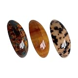 3 Pcs Acetate French Hair Clips Tortoise Shell Hair Barrettes Automatic Ponytail Hair Clips Non Slip Hair Clamps Tortoise Shell Hair Accessories for Women Girls