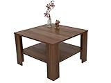 Couchtisch Abmessungen Höhe ca. 43.5cm, Breite ca.67cm, Tiefe ca. 67cm. Plattenstärke 18mm Farbe: Nussbaum(Nachbildung) Lieferung (ohne Dekoration) Zerlegt im Karton, zum selbst Aufbau mit ausführliche Aufbauanleitung Aus eigener Fertigung hergestellt in Deutschland. Material: Folien beschichtet Spanplatten Bitte beachten Sie,dass durch Ihren Monitor und Grafikkarte die ORGINAL-FARBTÖNE unserer Produkte leicht von den Farbtönen, die Sie auf Ihrem Bildschirm sehen, abweichen können.